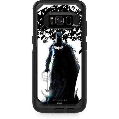 DC Comics Batman Holding batarang Art Otterbox Commuter Galaxy Skin