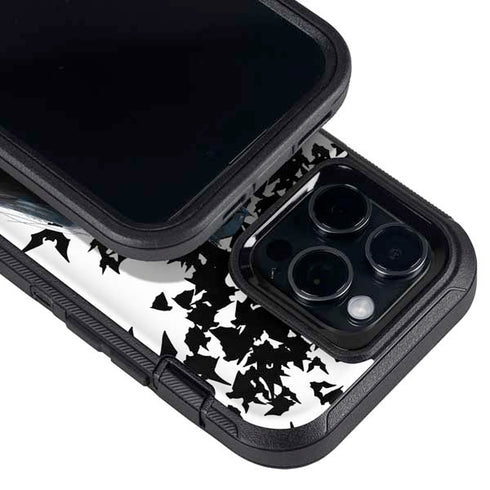 DC Comics Batman Holding batarang Art Otterbox Defender iPhone Skin