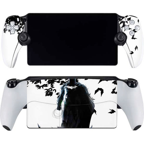 DC Comics Batman Holding batarang Art PlayStation Portal Remote Player Skin