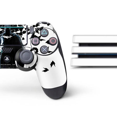 DC Comics Batman Holding batarang Art PS4 Pro Bundle Skin