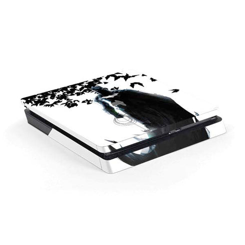 DC Comics Batman Holding batarang Art PS4 Slim Skin