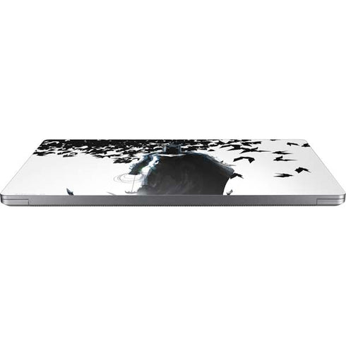 DC Comics Batman Holding batarang Art Universal Laptop 16in (13 x 9.4in) Skin