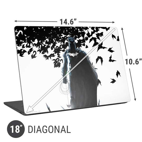 DC Comics Batman Holding batarang Art Universal Laptop 18in (14.6 x 10.6in) Skin