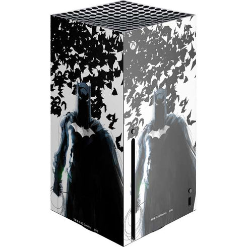 DC Comics Batman Holding batarang Art Xbox Series X Console Skin