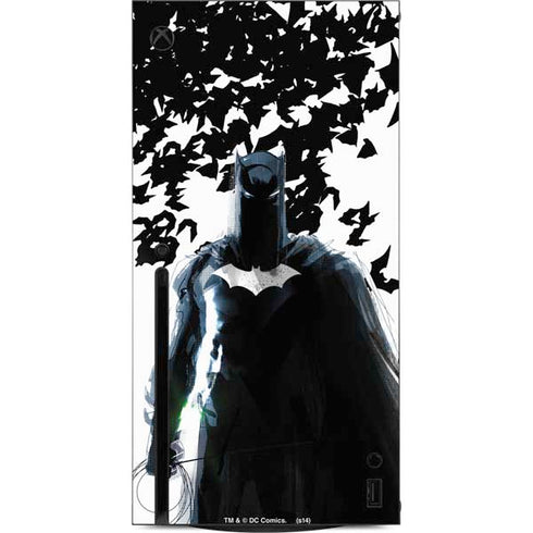 DC Comics Batman Holding batarang Art Xbox Series X Console Skin