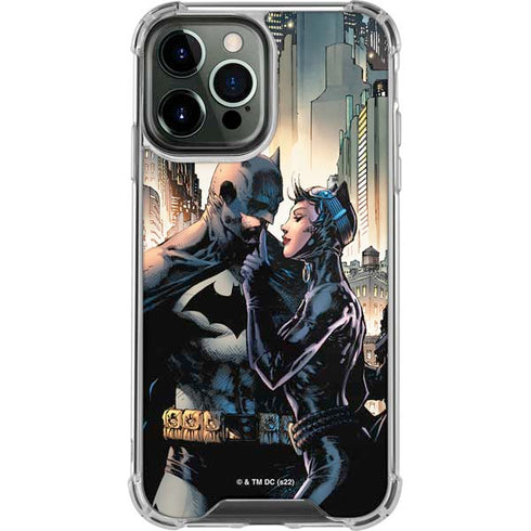 DC Comics Batman Hush 15th Anniversary Deluxe Edition Cover by Jim Lee iPhone 14 Pro Max Clear Case