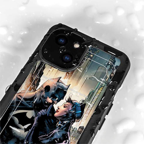 DC Comics Batman Hush 15th Anniversary Deluxe Edition Cover by Jim Lee iPhone 15 Waterproof Case