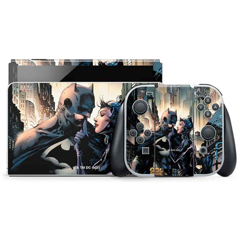 DC Comics Batman Hush 15th Anniversary Deluxe Edition Cover by Jim Lee Nintendo Switch OLED (2021) Skin