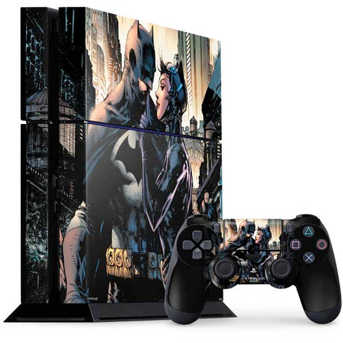 DC Comics Batman Hush 15th Anniversary Deluxe Edition Cover by Jim Lee PS4 Console and Controller Bundle Skin