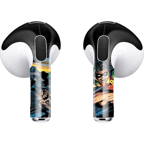 DC Comics Batman All Star Batman & Robin, The Boy Wonder ( Batman & Robin in Action) By Jim Lee Apple AirPods (3rd Gen 2021) Skin