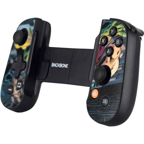 DC Comics Batman All Star Batman & Robin, The Boy Wonder ( Batman & Robin in Action) By Jim Lee Backbone One for iPhone Game Controller Skin