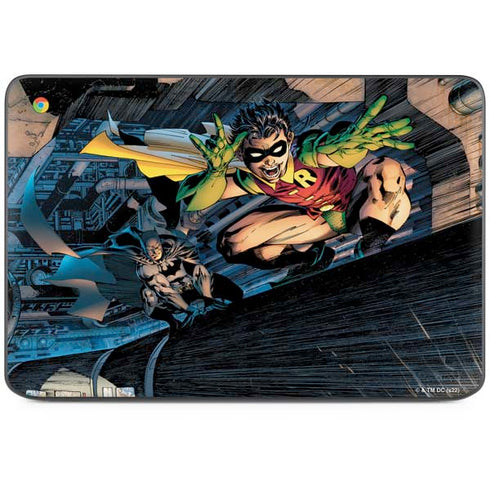 DC Comics Batman All Star Batman & Robin, The Boy Wonder ( Batman & Robin in Action) By Jim Lee HP Chromebook Skin