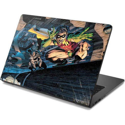 DC Comics Batman All Star Batman & Robin, The Boy Wonder ( Batman & Robin in Action) By Jim Lee Dell Chromebook Skin