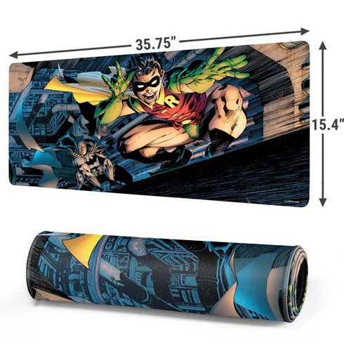 DC Comics Batman All Star Batman & Robin, The Boy Wonder ( Batman & Robin in Action) By Jim Lee Gaming Mouse Pad