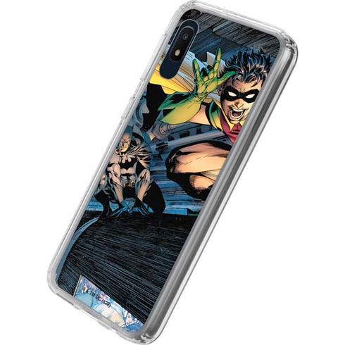 DC Comics Batman All Star Batman & Robin, The Boy Wonder ( Batman & Robin in Action) By Jim Lee Galaxy A10e Clear Case