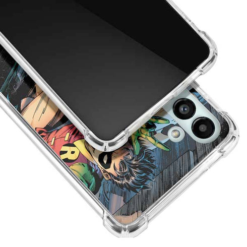 DC Comics Batman All Star Batman & Robin, The Boy Wonder ( Batman & Robin in Action) By Jim Lee Galaxy A13 5G Clear Case