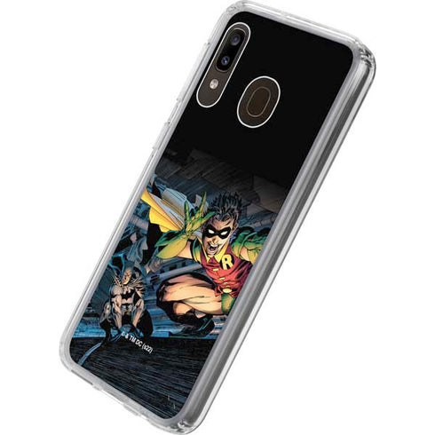DC Comics Batman All Star Batman & Robin, The Boy Wonder ( Batman & Robin in Action) By Jim Lee Galaxy A20 Clear Case