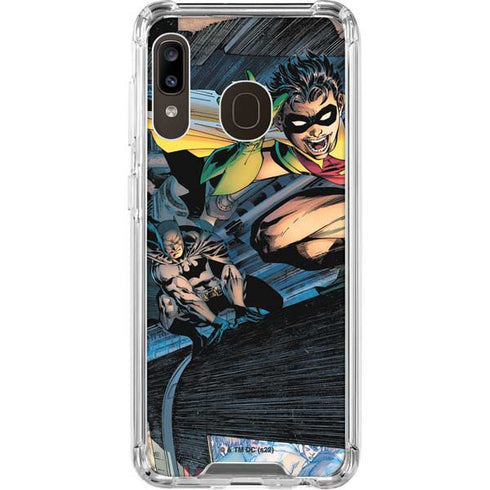 DC Comics Batman All Star Batman & Robin, The Boy Wonder ( Batman & Robin in Action) By Jim Lee Galaxy A30 Clear Case
