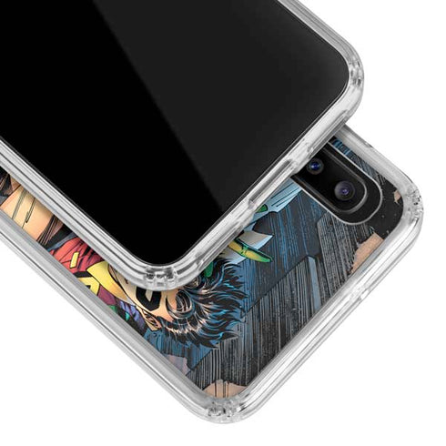 DC Comics Batman All Star Batman & Robin, The Boy Wonder ( Batman & Robin in Action) By Jim Lee Galaxy A30 Clear Case