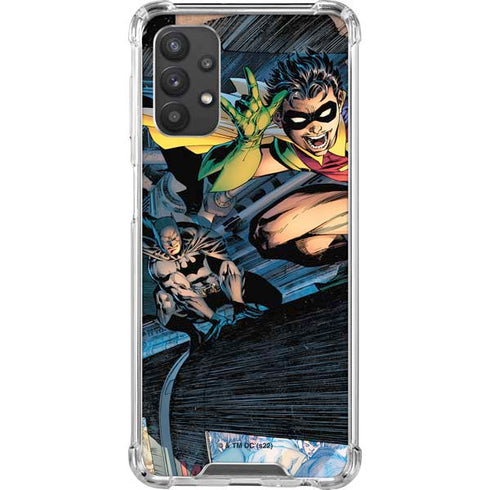 DC Comics Batman All Star Batman & Robin, The Boy Wonder ( Batman & Robin in Action) By Jim Lee Galaxy A32 5G Clear Case