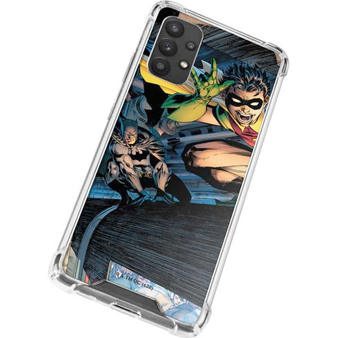 DC Comics Batman All Star Batman & Robin, The Boy Wonder ( Batman & Robin in Action) By Jim Lee Galaxy A32 5G Clear Case
