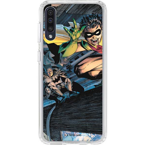 DC Comics Batman All Star Batman & Robin, The Boy Wonder ( Batman & Robin in Action) By Jim Lee Galaxy A50 Clear Case