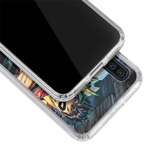 DC Comics Batman All Star Batman & Robin, The Boy Wonder ( Batman & Robin in Action) By Jim Lee Galaxy A50 Clear Case