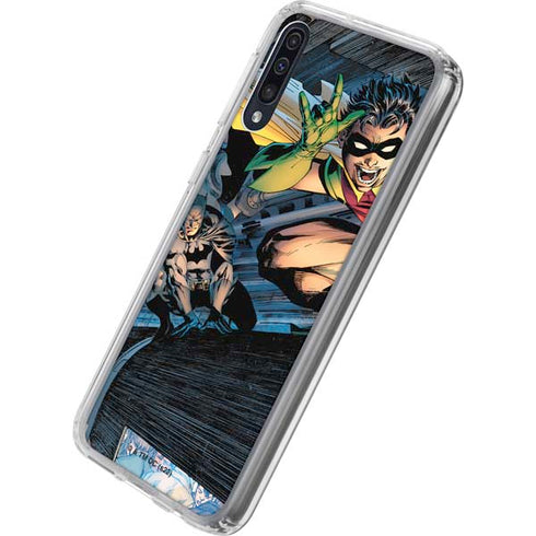 DC Comics Batman All Star Batman & Robin, The Boy Wonder ( Batman & Robin in Action) By Jim Lee Galaxy A50 Clear Case