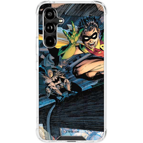 DC Comics Batman All Star Batman & Robin, The Boy Wonder ( Batman & Robin in Action) By Jim Lee Galaxy A54 5G Clear Case
