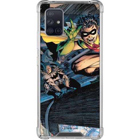 DC Comics Batman All Star Batman & Robin, The Boy Wonder ( Batman & Robin in Action) By Jim Lee Galaxy A71 5G Clear Case