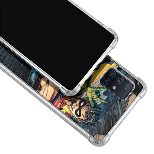 DC Comics Batman All Star Batman & Robin, The Boy Wonder ( Batman & Robin in Action) By Jim Lee Galaxy A71 5G Clear Case