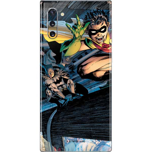 DC Comics Batman All Star Batman & Robin, The Boy Wonder ( Batman & Robin in Action) By Jim Lee Galaxy Note 10 Skin