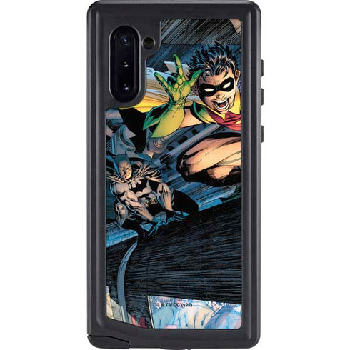 DC Comics Batman All Star Batman & Robin, The Boy Wonder ( Batman & Robin in Action) By Jim Lee Galaxy Note 10 Waterproof Case