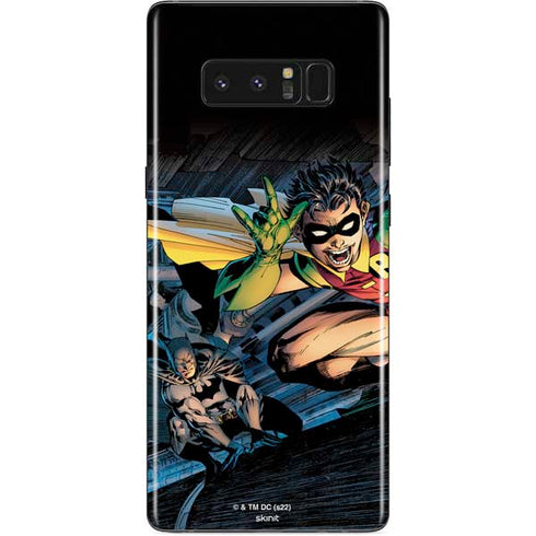 DC Comics Batman All Star Batman & Robin, The Boy Wonder ( Batman & Robin in Action) By Jim Lee Galaxy Note 8 Skin