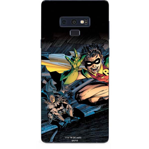 DC Comics Batman All Star Batman & Robin, The Boy Wonder ( Batman & Robin in Action) By Jim Lee Galaxy Note 9 Skin