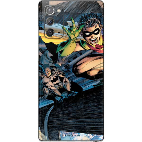 DC Comics Batman All Star Batman & Robin, The Boy Wonder ( Batman & Robin in Action) By Jim Lee Galaxy Note20 5G Skin
