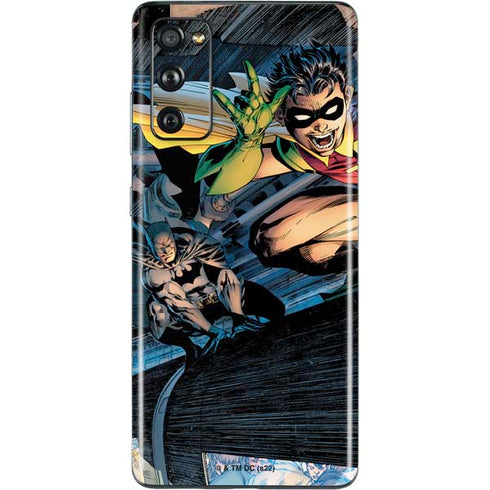 DC Comics Batman All Star Batman & Robin, The Boy Wonder ( Batman & Robin in Action) By Jim Lee Galaxy S20 Fan Edition Skin