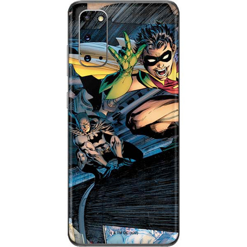 DC Comics Batman All Star Batman & Robin, The Boy Wonder ( Batman & Robin in Action) By Jim Lee Galaxy S20 Skin