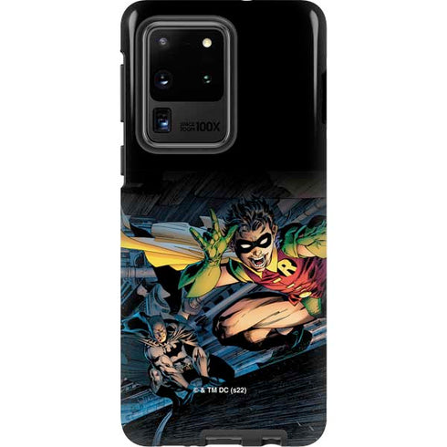 DC Comics Batman All Star Batman & Robin, The Boy Wonder ( Batman & Robin in Action) By Jim Lee Galaxy S20 Ultra 5G Pro Case
