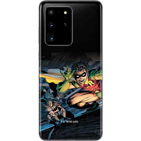 DC Comics Batman All Star Batman & Robin, The Boy Wonder ( Batman & Robin in Action) By Jim Lee Galaxy S20 Ultra 5G Skin