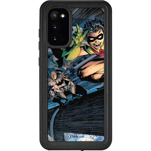 DC Comics Batman All Star Batman & Robin, The Boy Wonder ( Batman & Robin in Action) By Jim Lee Galaxy S20 Waterproof Case