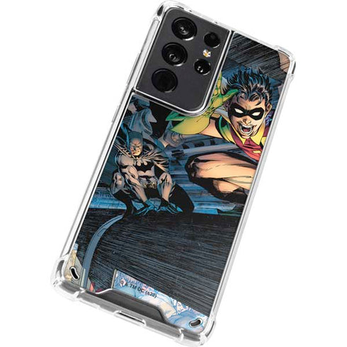 DC Comics Batman All Star Batman & Robin, The Boy Wonder ( Batman & Robin in Action) By Jim Lee Galaxy S21 Ultra 5G Clear Case
