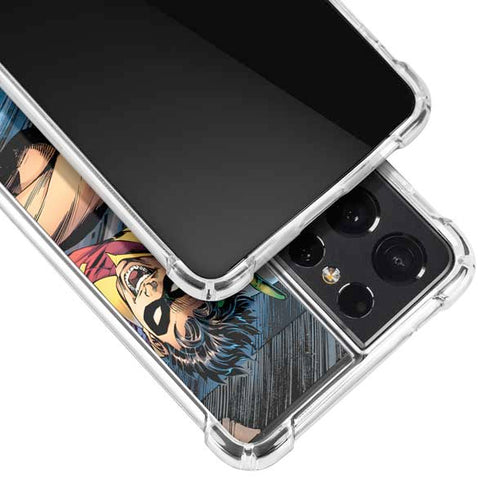 DC Comics Batman All Star Batman & Robin, The Boy Wonder ( Batman & Robin in Action) By Jim Lee Galaxy S21 Ultra 5G Clear Case