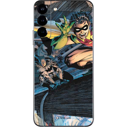 DC Comics Batman All Star Batman & Robin, The Boy Wonder ( Batman & Robin in Action) By Jim Lee Galaxy S22 Plus Skin