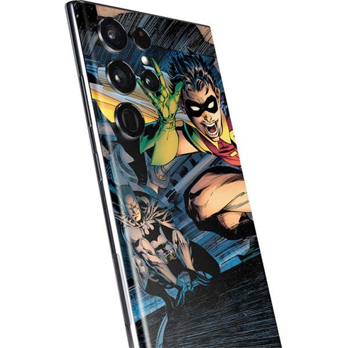 DC Comics Batman All Star Batman & Robin, The Boy Wonder ( Batman & Robin in Action) By Jim Lee Galaxy S22 Ultra Skin