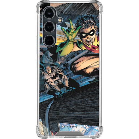 DC Comics Batman All Star Batman & Robin, The Boy Wonder ( Batman & Robin in Action) By Jim Lee Galaxy S23 FE Clear Case