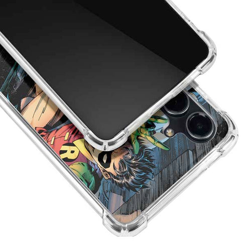 DC Comics Batman All Star Batman & Robin, The Boy Wonder ( Batman & Robin in Action) By Jim Lee Galaxy S23 FE Clear Case