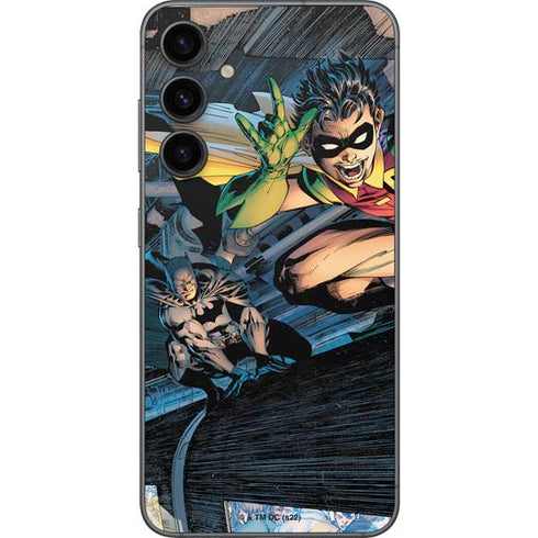 DC Comics Batman All Star Batman & Robin, The Boy Wonder ( Batman & Robin in Action) By Jim Lee Galaxy S23 FE Skin