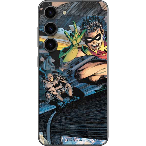 DC Comics Batman All Star Batman & Robin, The Boy Wonder ( Batman & Robin in Action) By Jim Lee Galaxy S23 Skin