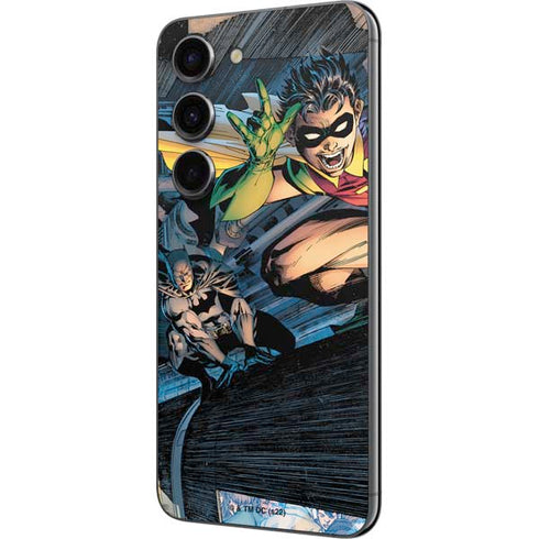 DC Comics Batman All Star Batman & Robin, The Boy Wonder ( Batman & Robin in Action) By Jim Lee Galaxy S23 Skin